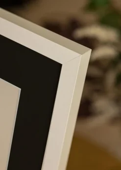 Ramme Selection Hvid 15x20 cm - Passepartout Sort 4x5 inches