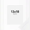 Ramme Selection Hvid 13x18 cm - Passepartout Hvid 10x12 cm