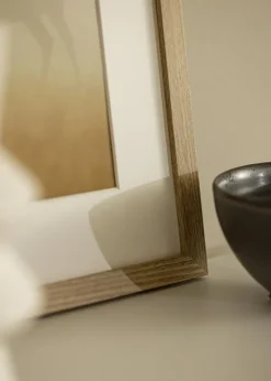 Ramme Selection Massiv Eg 55x55 cm - Passepartout Hvid 17x17 inches