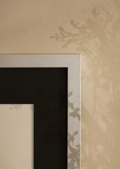 Ramme Selection Sølv 40x60 cm - Passepartout Sort 32,9x48,3 cm (A3+)