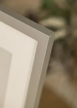 Ramme Selection Sølv 13x18 cm - Passepartout Hvid 9x13 cm