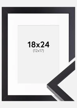 Ramme Selection Sort 18x24 cm - Passepartout Hvid 13x18 cm