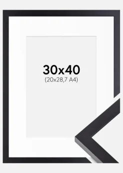 Ramme Selection Sort 30x40 cm - Passepartout Hvid 21x29,7 cm (A4)