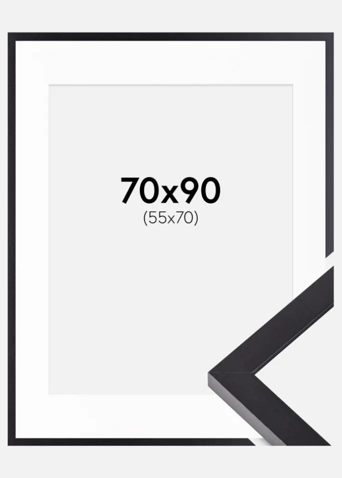 Ramme Selection Sort 70x90 cm - Passepartout Hvid 56x71 cm