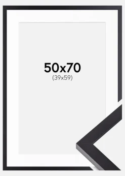 Ramme Selection Sort 50x70 cm - Passepartout Hvid 40x60 cm