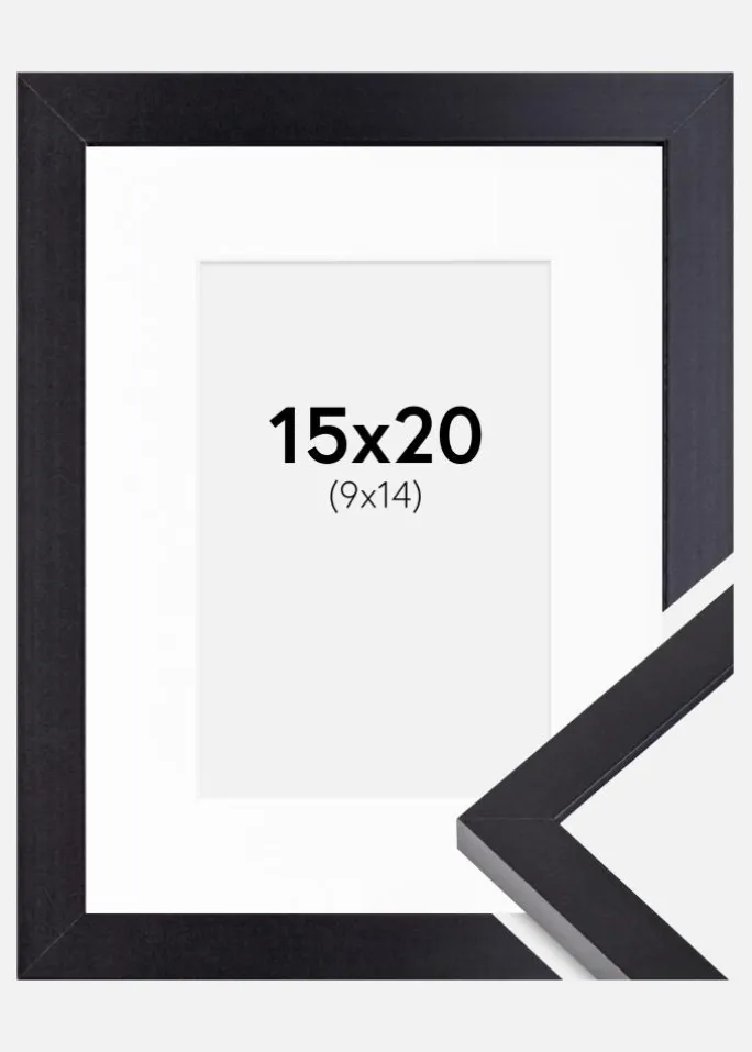 Ramme Selection Sort 15x20 cm - Passepartout Hvid 10x15 cm