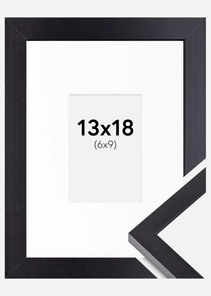 Ramme Selection Sort 13x18 cm - Passepartout Hvid 7x10 cm