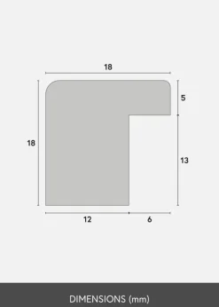 Ramme Selection Sort 30x40 cm - Passepartout Hvid 18x27 cm