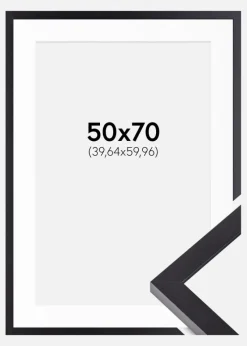 Ramme Selection Sort 50x70 cm - Passepartout Hvid 16x24 inches