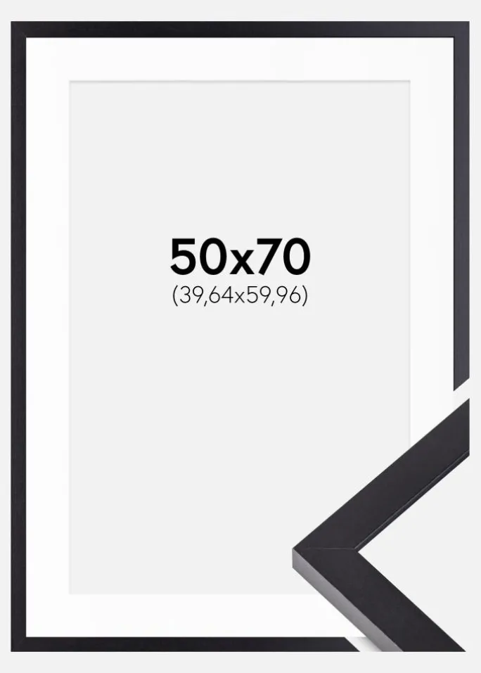 Ramme Selection Sort 50x70 cm - Passepartout Hvid 16x24 inches