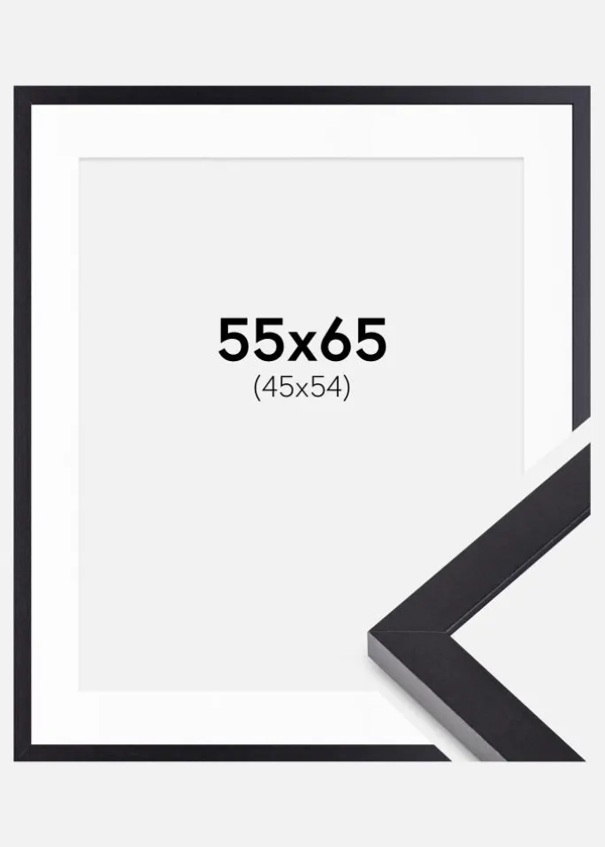 Ramme Selection Sort 55x65 cm - Passepartout Hvid 46x55 cm