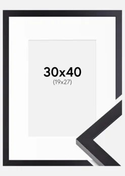 Ramme Selection Sort 30x40 cm - Passepartout Hvid 20x28 cm