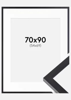 Ramme Selection Sort 70x90 cm - Passepartout Hvid 55x70 cm