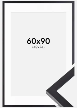 Ramme Selection Sort 60x90 cm - Passepartout Hvid 50x75 cm