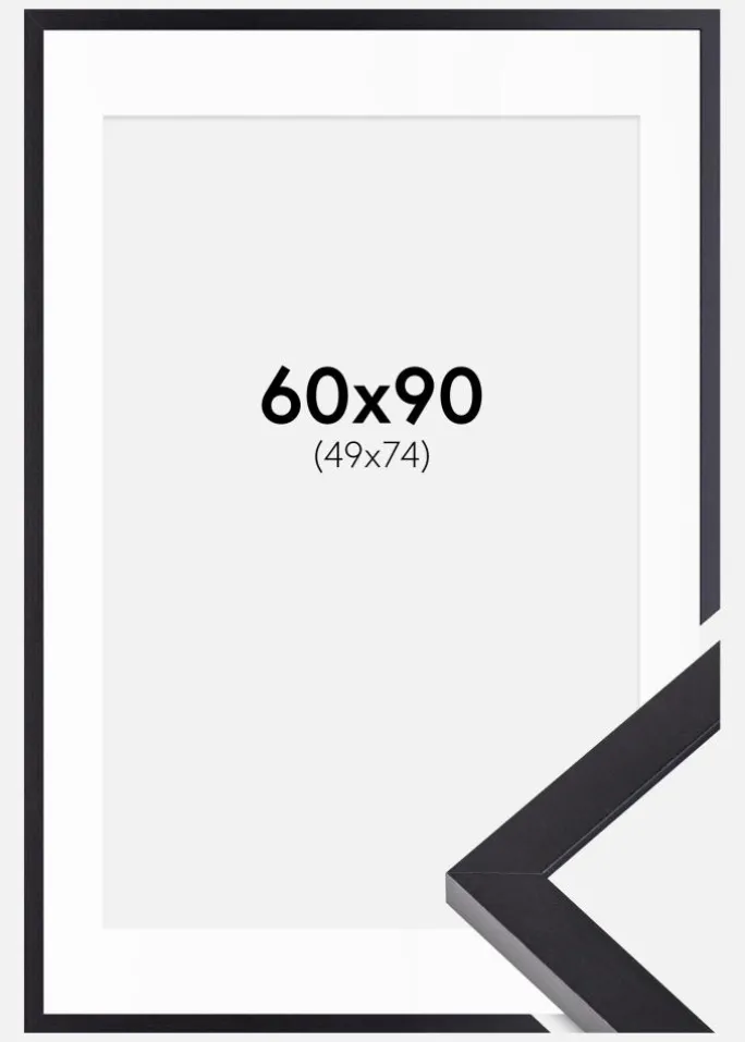 Ramme Selection Sort 60x90 cm - Passepartout Hvid 50x75 cm