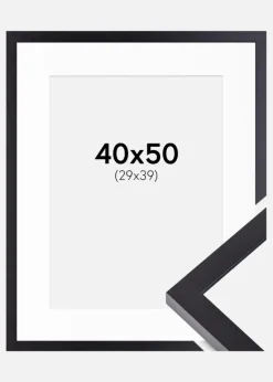 Ramme Selection Sort 40x50 cm - Passepartout Hvid 30x40 cm