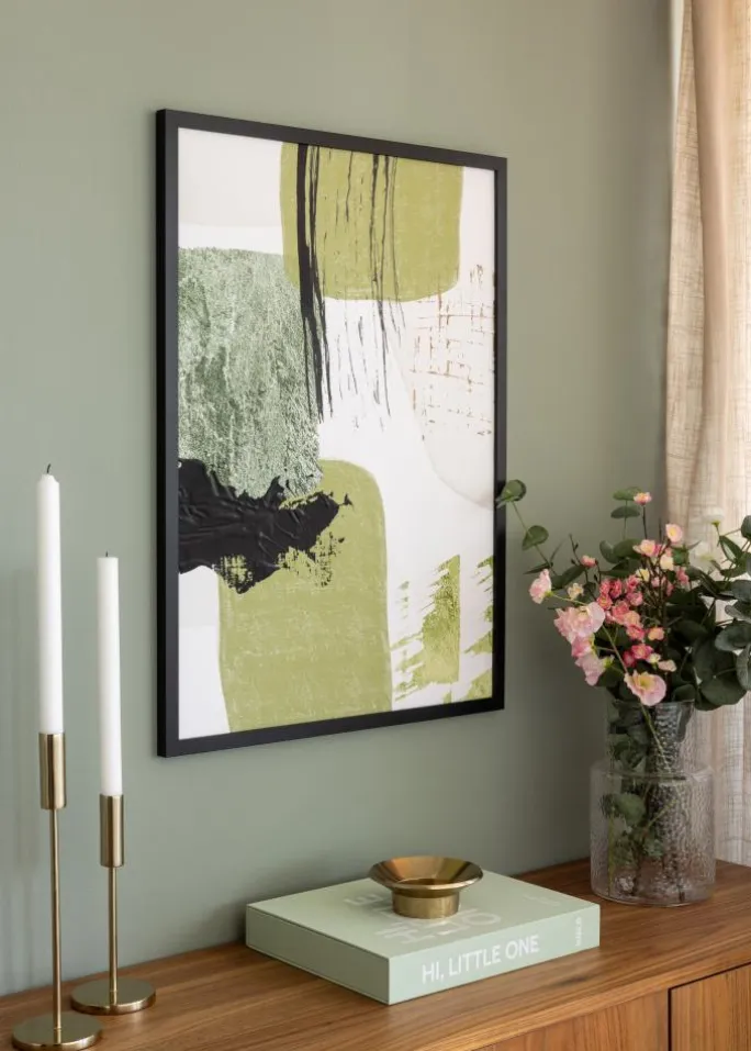 Ramme Selection Sort 60x60 cm - Passepartout Hvid 45x45 cm