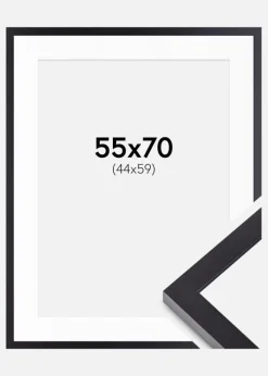 Ramme Selection Sort 55x70 cm - Passepartout Hvid 45x60 cm