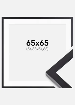 Ramme Selection Sort 65x65 cm - Passepartout Hvid 22x22 inches