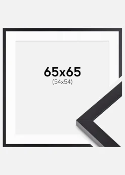 Ramme Selection Sort 65x65 cm - Passepartout Hvid 55x55 cm