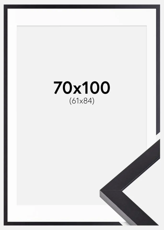 Ramme Selection Sort 70x100 cm - Passepartout Hvid 62x85 cm