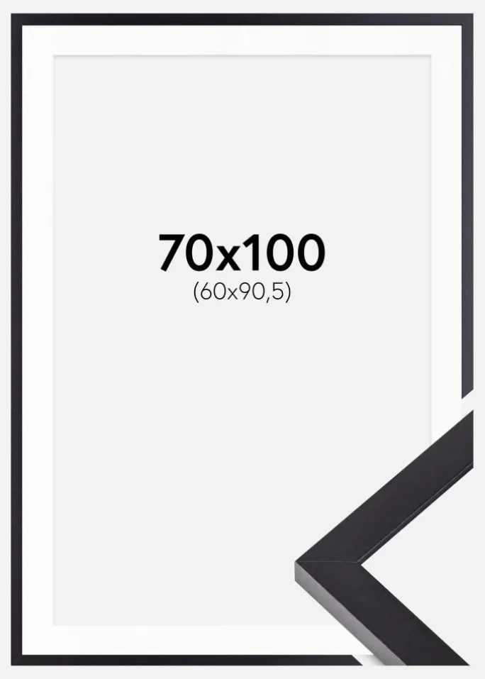 Ramme Selection Sort 70x100 cm - Passepartout Hvid 61x91,5 cm