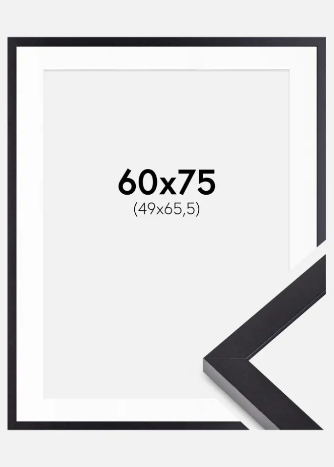 Ramme Selection Sort 60x75 cm - Passepartout Hvid 50x66,5 cm