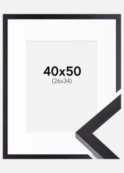 Ramme Selection Sort 40x50 cm - Passepartout Hvid 27x35 cm