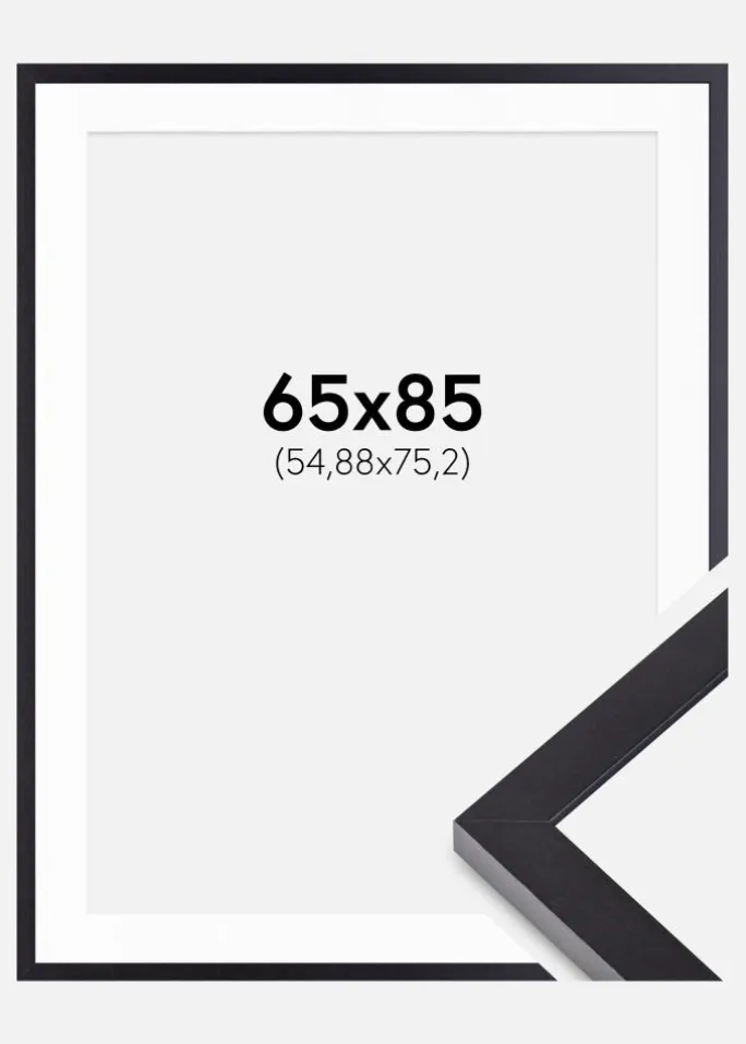 Ramme Selection Sort 65x85 cm - Passepartout Hvid 22x30 inches
