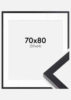 Ramme Selection Sort 70x80 cm - Passepartout Hvid 60x65 cm