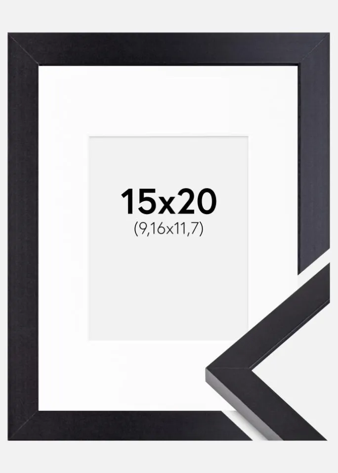 Ramme Selection Sort 15x20 cm - Passepartout Hvid 4x5 inches