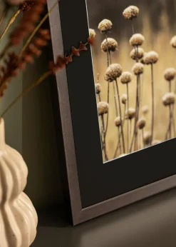 Ramme Selection Valnød 13x18 cm - Passepartout Sort 10x12 cm