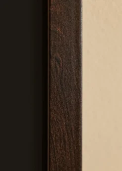 Ramme Selection Valnød 40x50 cm - Passepartout Sort 28x35 cm