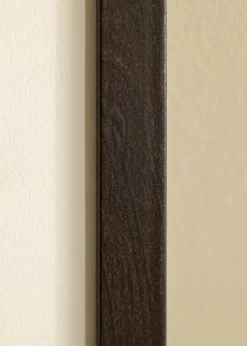 Ramme Selection Valnød 60x80 cm - Passepartout Hvid 50x70 cm