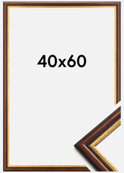 Ramme Siljan Akrylglas Brun 40x60 cm