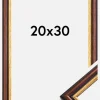 Ramme Siljan Akrylglas Brun 20x30 cm