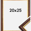 Ramme Siljan Akrylglas Brun 20x25 cm