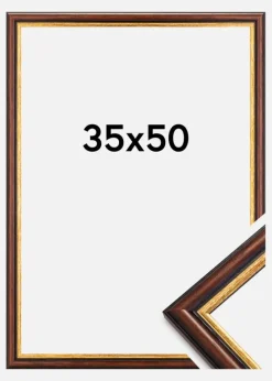 Ramme Siljan Akrylglas Brun 35x50 cm