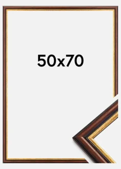 Ramme Siljan Akrylglas Brun 50x70 cm