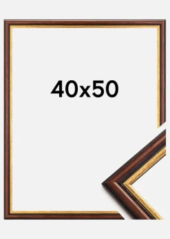 Ramme Siljan Akrylglas Brun 40x50 cm