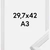 Ramme Siljan Akrylglas Hvid 29,7x42 cm (A3)