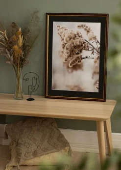 Ramme Siljan Brun 45x60 cm - Passepartout Sort 12x18 inches