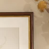 Ramme Siljan Brun 20x25 cm - Passepartout Hvid 15x20 cm