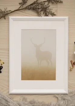 Ramme Siljan Hvid 28x35 cm - Passepartout Hvid 8x10 inches