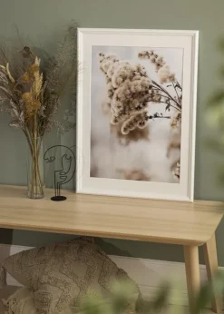 Ramme Siljan Hvid 60x90 cm - Passepartout Hvid 50x75 cm