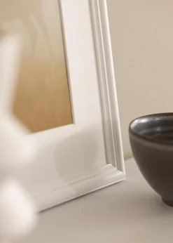 Ramme Siljan Hvid 40x40 cm - Passepartout Hvid 30x30 cm