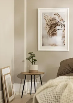 Ramme Siljan Hvid 40x40 cm - Passepartout Hvid 10x10 inches