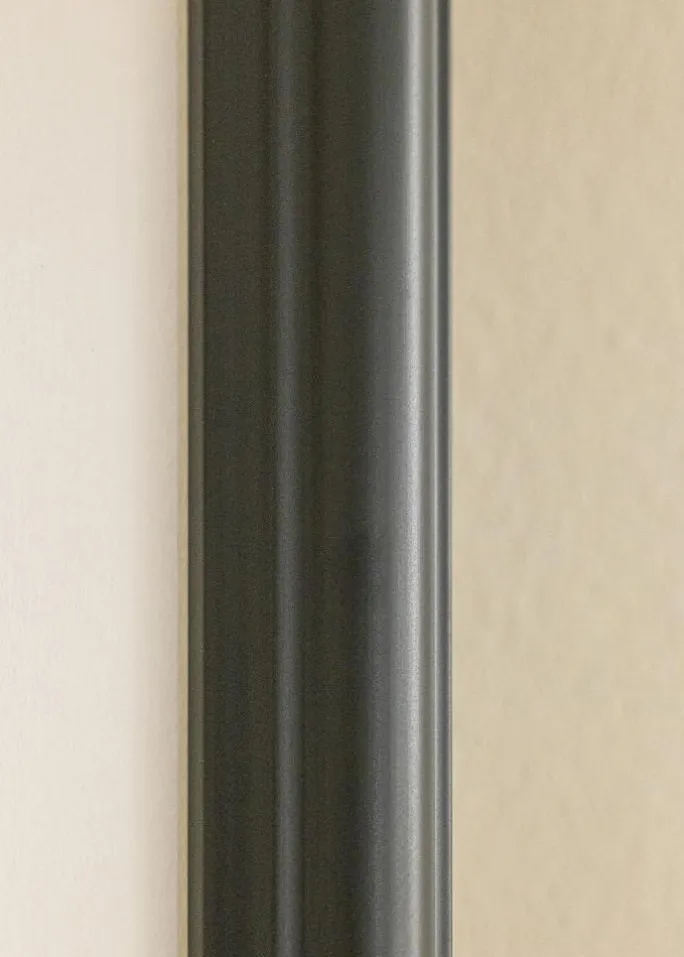 Ramme Siljan Sort 60x60 cm - Passepartout Hvid 45x45 cm