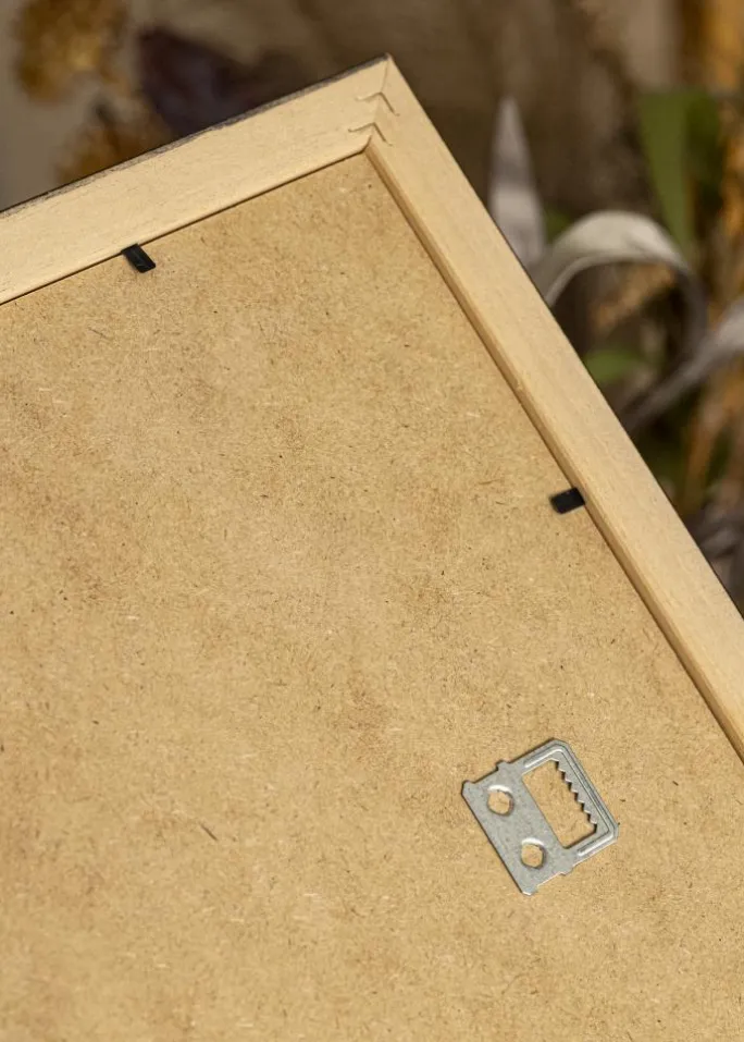 Ramme Siljan Sort 70x100 cm - Passepartout Hvid 24x36 inches