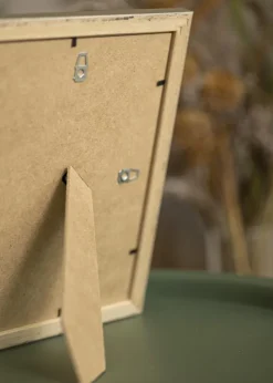 Ramme Silver Wood 20x25 cm - Passepartout Hvid 15x20 cm